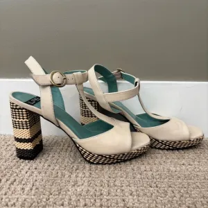 🏝️ Camperlab Women's Beige Platform Sandals - size 39