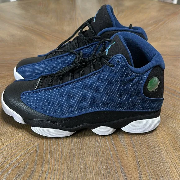🔥 Jordan Retro 13 blue black shoes men’s Sz 8.5 / women’s Sz 10