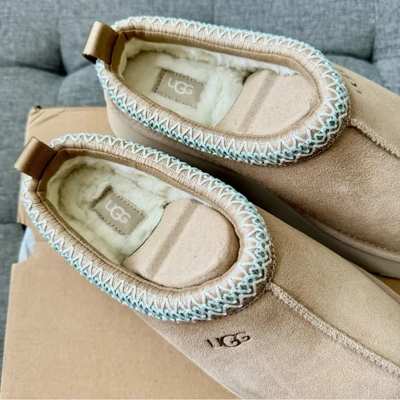 🍂 New UGG Tazz Platform Slipper Sand shoes
