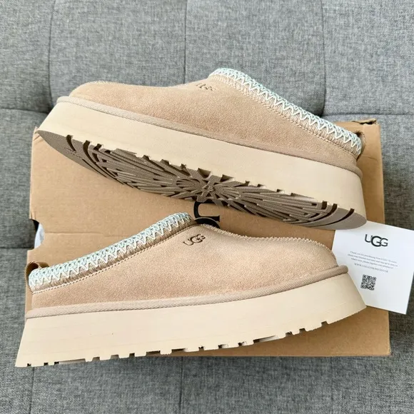 🍂 New UGG Tazz Platform Slipper Sand shoes
