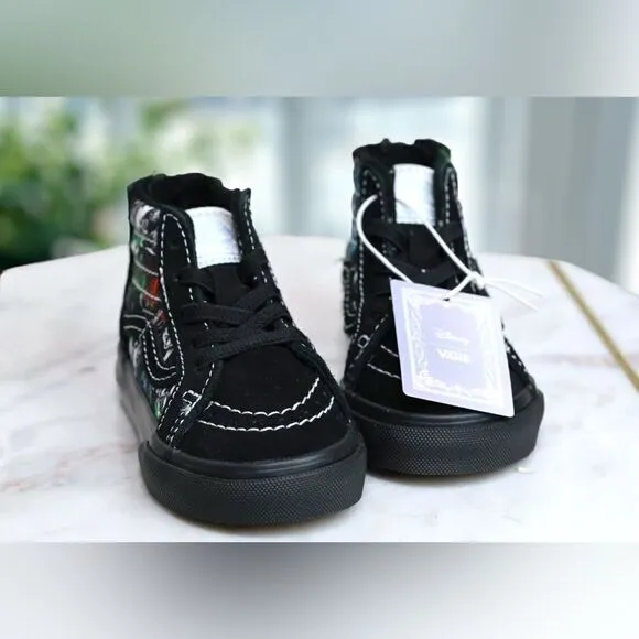 🔥🔥 Vans X Disney 100 Toddler Kids SK8-Hi Zip Villains Size 6