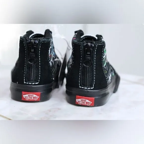 🔥🔥 Vans X Disney 100 Toddler Kids SK8-Hi Zip Villains Size 6