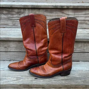 🤠 Vintage Frye Brown Cowboy &amp; Western Boots, 9D