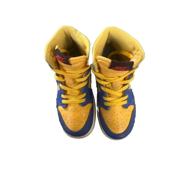 10c Jordan 1 Retro High OG Reverse Laney Yellow Royal Blue TD FD2598-700 Shoes