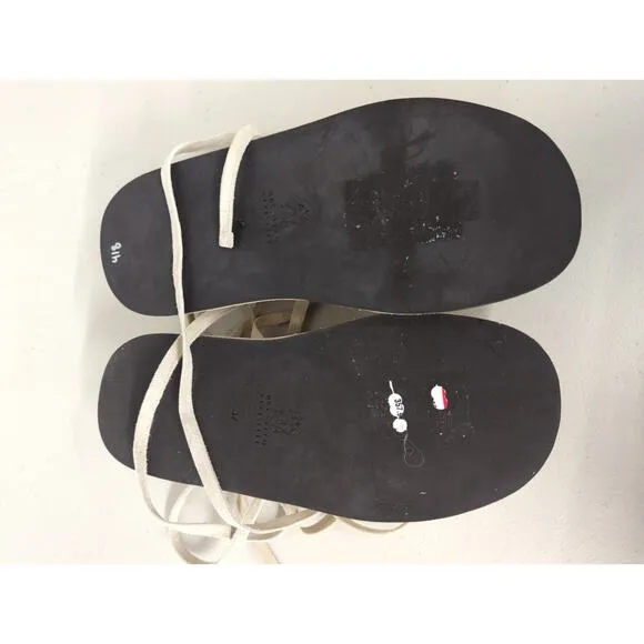 $1195 Brunello cucinelli Sz EU 37 6.5-7 wrap sandal crystal platform Monili
