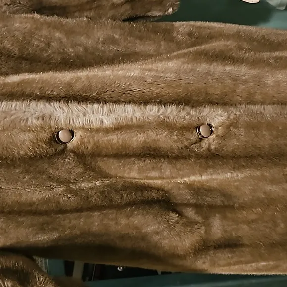 1950's Faux Fur Lt Brown Made In England