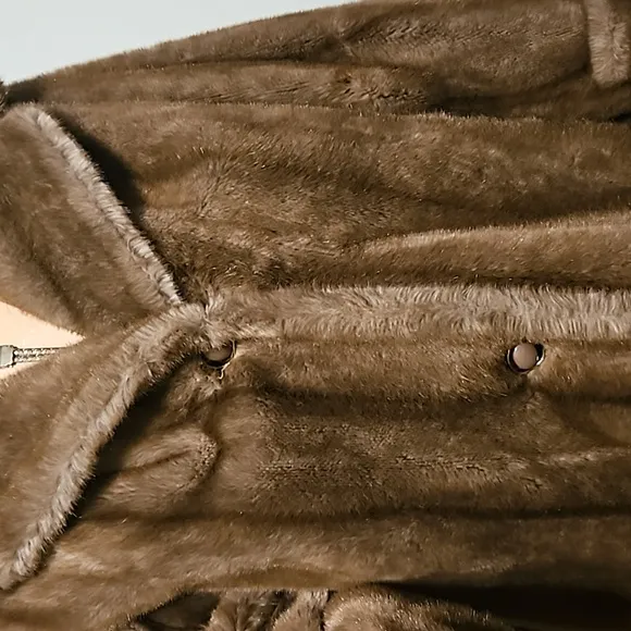 1950's Faux Fur Lt Brown Made In England