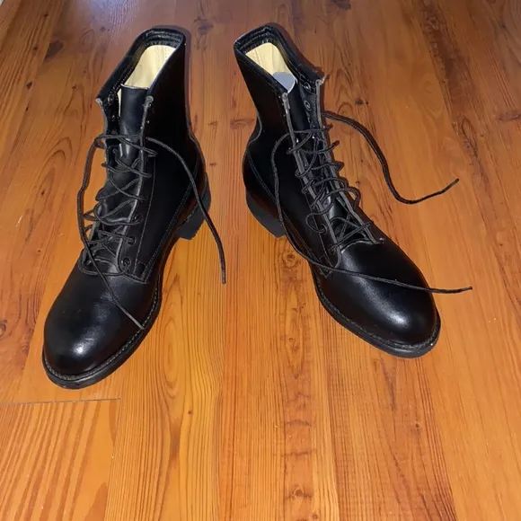 1981 Addison Shoe Company Military Steal Toe Boots | Size: 7.5”