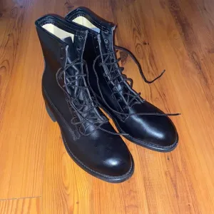 1981 Addison Shoe Company Military Steal Toe Boots | Size: 7.5”