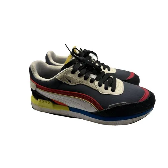 2 Pairs Of Puma Future Rider Sneakers - Size Youth 7C (7Y) Shoes
