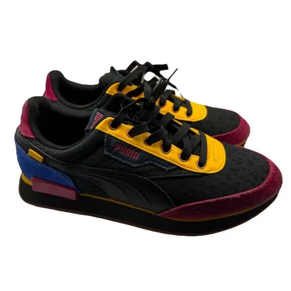 2 Pairs Of Puma Future Rider Sneakers - Size Youth 7C (7Y) Shoes