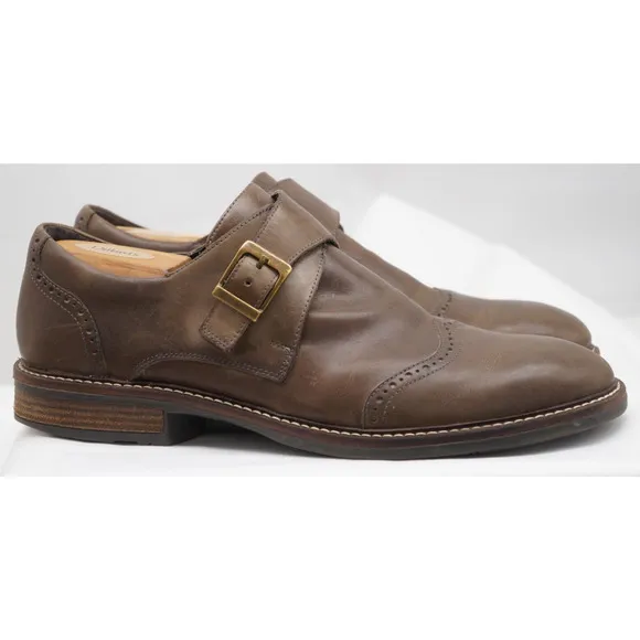 $200 NAOT EVIDENCE &quot;VINTAGE FOG&quot; LIGHT BROWN LEATHER SLIP RESISTANT SHOES 42 / 9