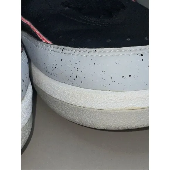 2014 Jordan 2 Retro Infrared 23 Mens 9.5 Black Red Cement 385475-023 Basketball