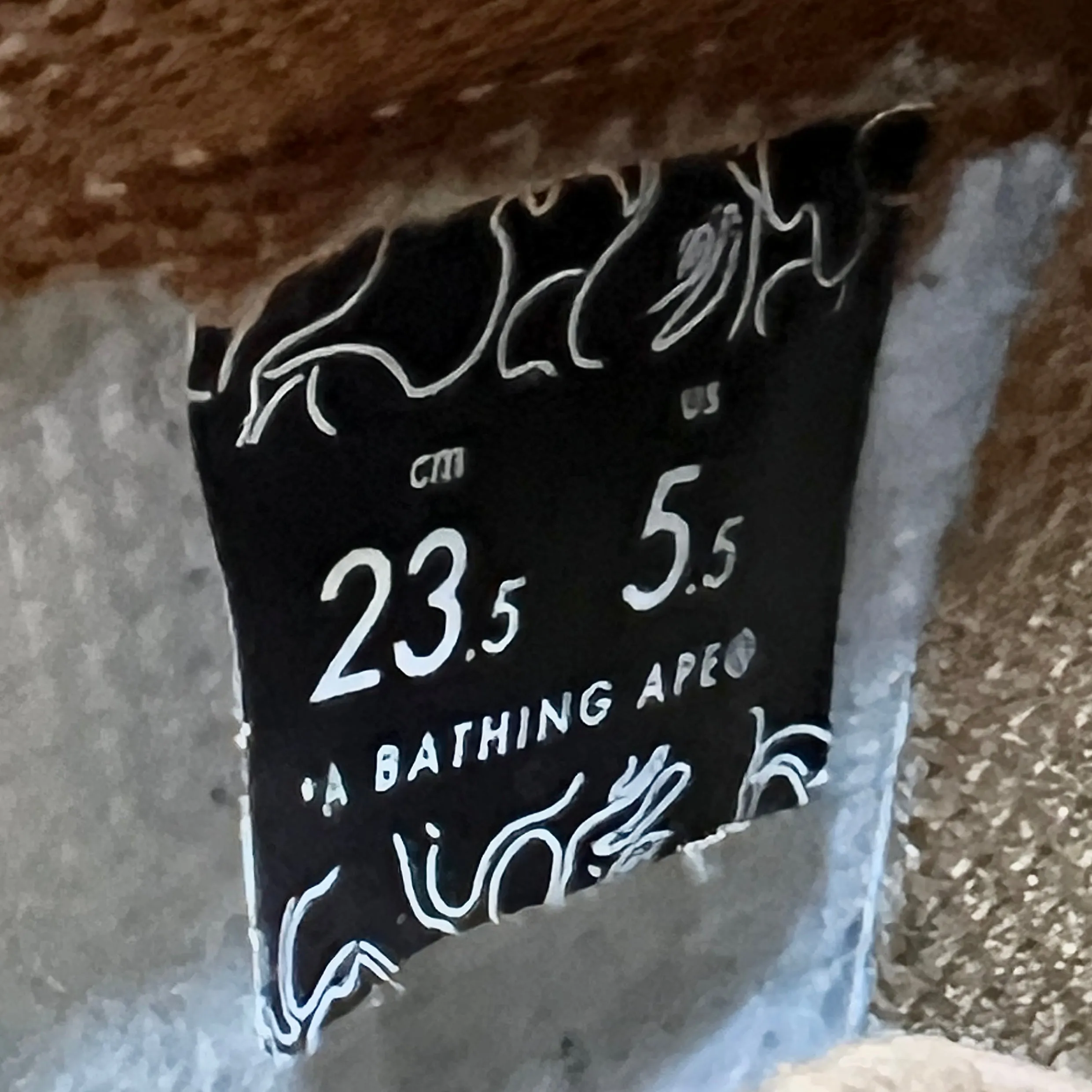[5.5] Bape Wheat Bapesta Highs
