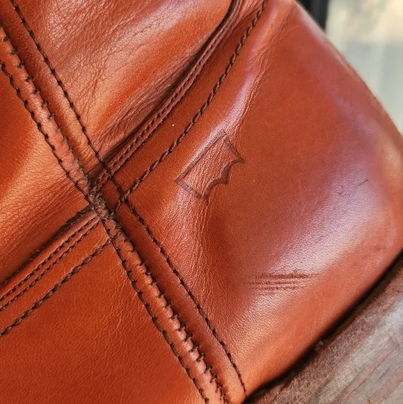 70s Levis  Cowboy Boots 10.5 Cognac‎ Brown Western
