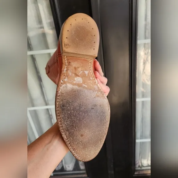 70s Levis  Cowboy Boots 10.5 Cognac‎ Brown Western