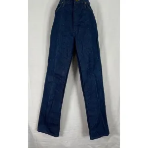 70’s Vintage ‘Wrangler’ Dark Wash Straight Leg Jeans