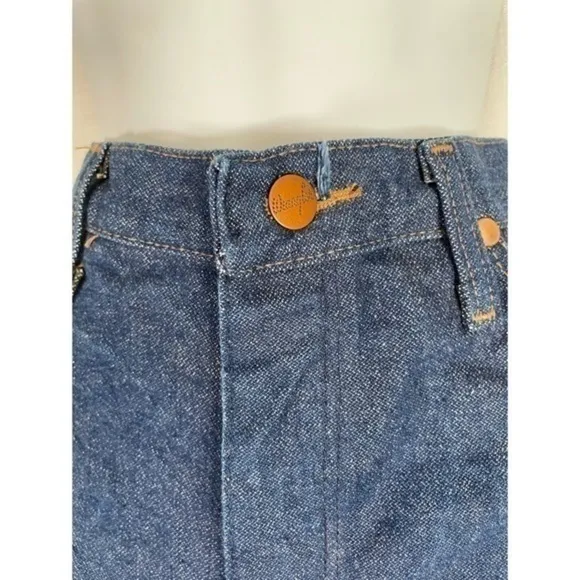70’s Vintage ‘Wrangler’ Dark Wash Straight Leg Jeans