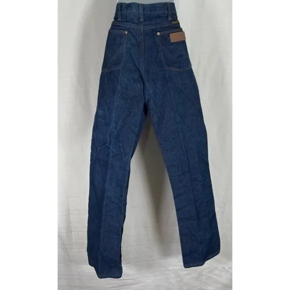 70’s Vintage ‘Wrangler’ Dark Wash Straight Leg Jeans