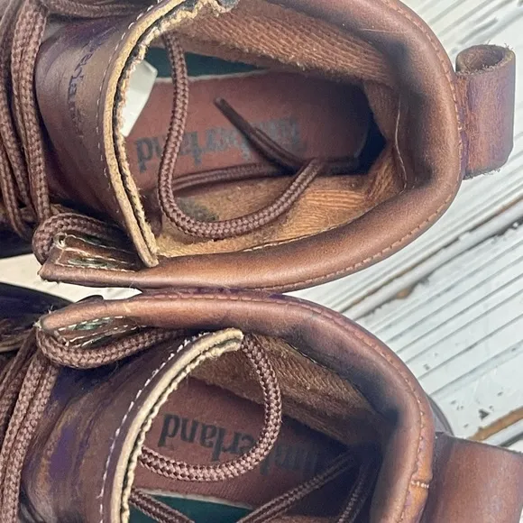 8.5 Custom Restored Purple Wash Distressed Timberland Women's Leather Boots