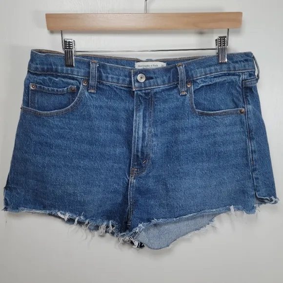 Abercrombie &amp; Fitch High Rise Mom Shorts Size 31/12