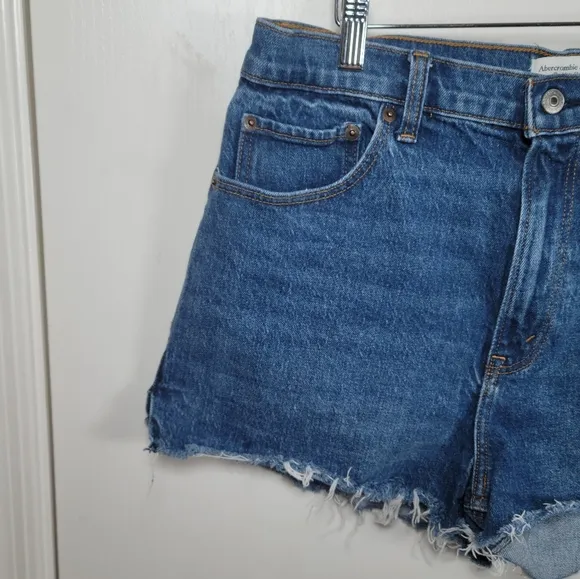 Abercrombie &amp; Fitch High Rise Mom Shorts Size 31/12