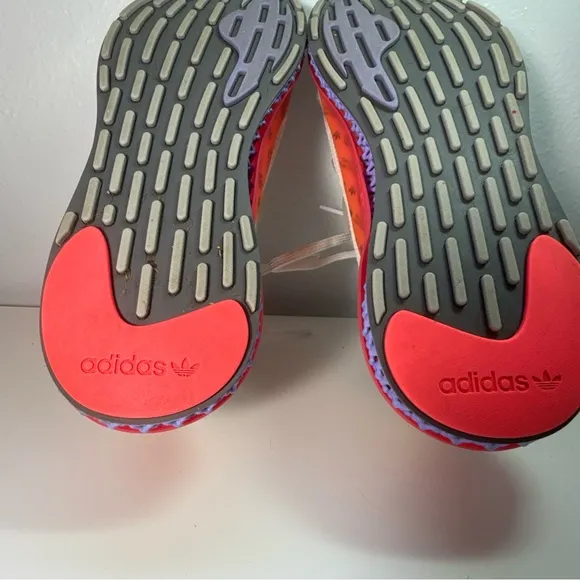 Adidas 4D Fusion Sunset White Purple Mens Athletic Running Shoes Size 7 1/2