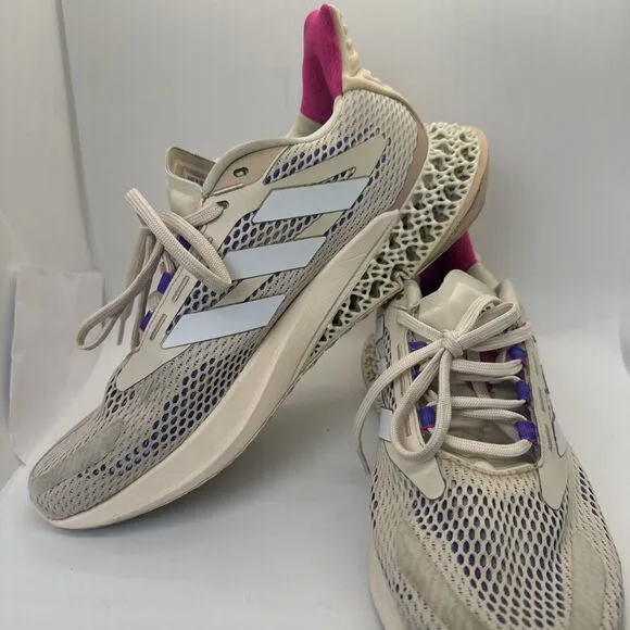 Adidas 4DFWD Pulse Women's Size 10 Running Shoes Halo Ivory Beige Q46226