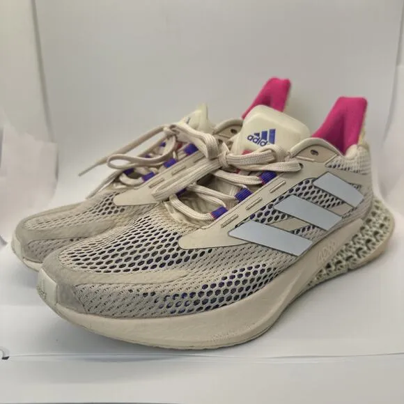 Adidas 4DFWD Pulse Women's Size 10 Running Shoes Halo Ivory Beige Q46226