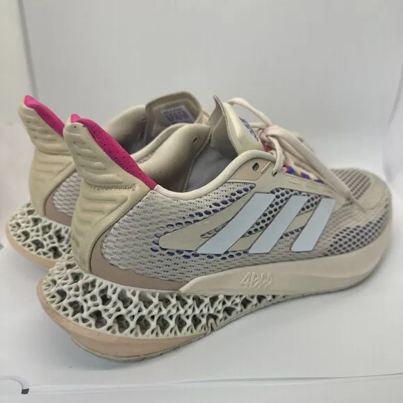 Adidas 4DFWD Pulse Women's Size 10 Running Shoes Halo Ivory Beige Q46226