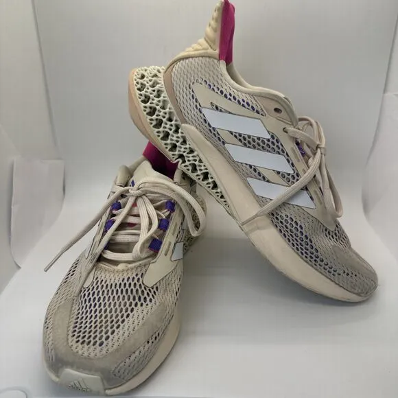 Adidas 4DFWD Pulse Women's Size 10 Running Shoes Halo Ivory Beige Q46226