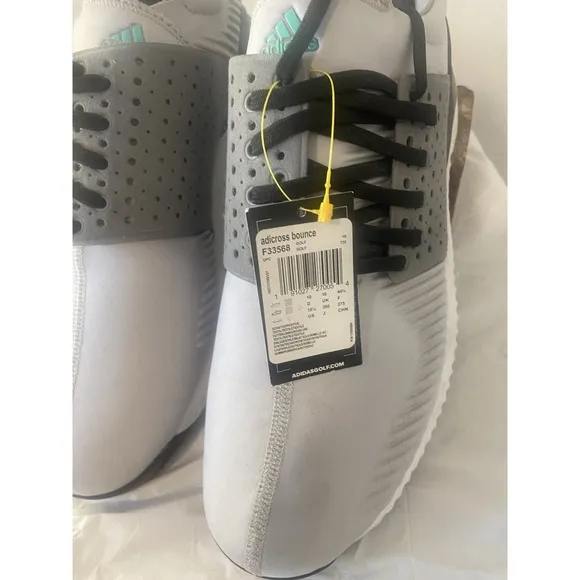 Adidas Adicross Golf/ Activewear Spikeless With Bounce- Lt. Gray-NWT-Size 10.5