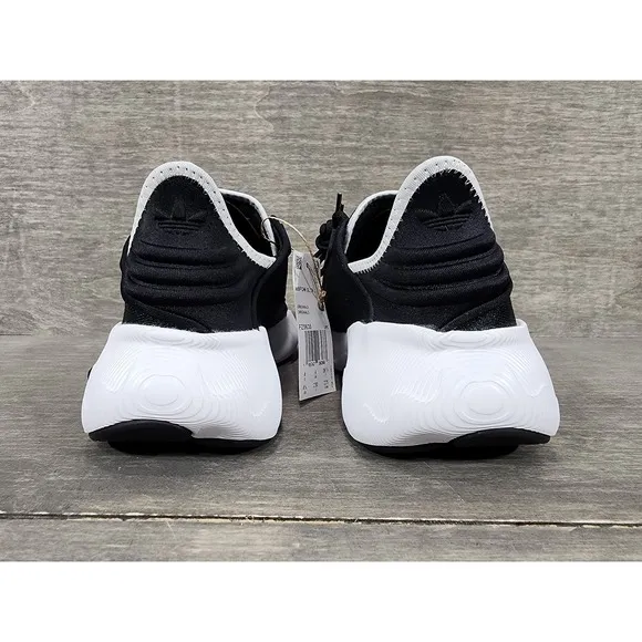 Adidas Adifom SLTN J Black &amp; White Running Shoes Size 4.5 Youth