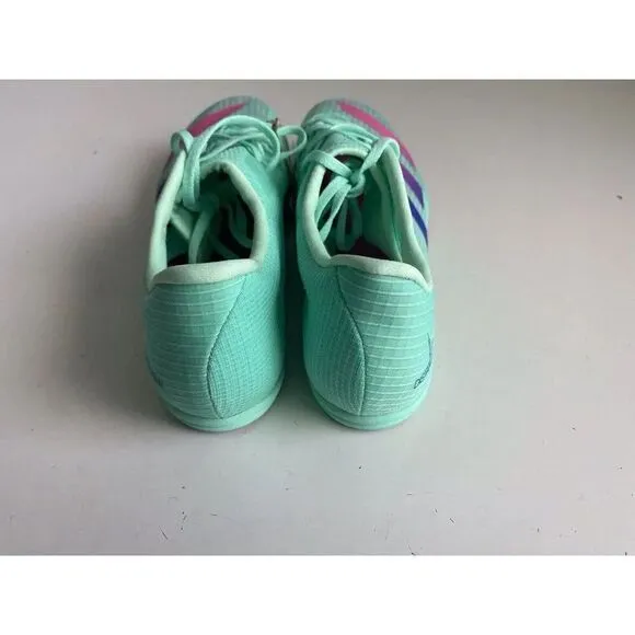 Adidas Adizero Distancestar Track Shoes Men’s Size 11 GV9078 Mint Green Pink NEW