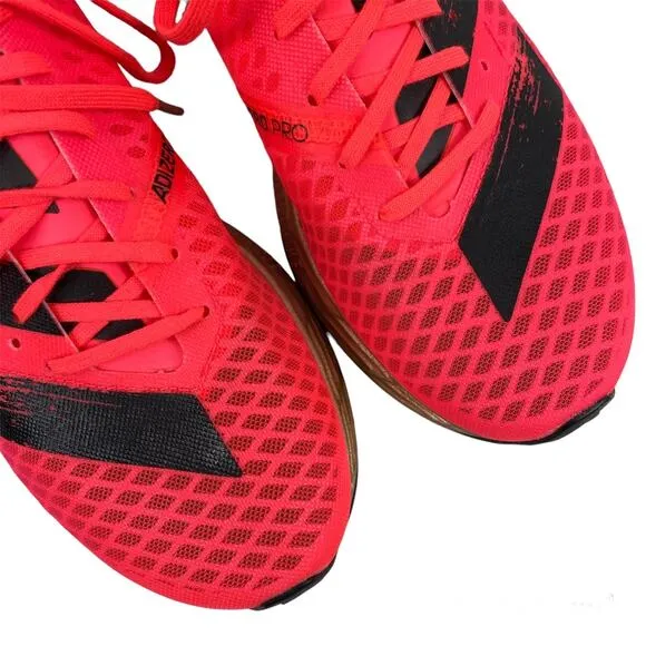 Adidas Adizero Pro Running Sneakers Shoes Hot Pink LightStrike FW9242 Womens 7