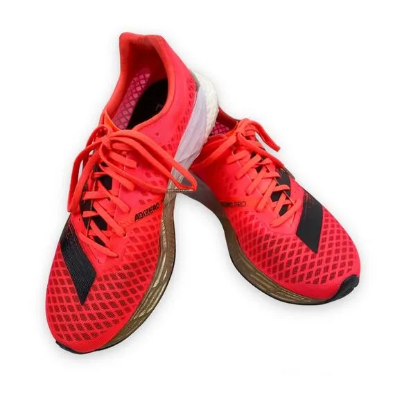 Adidas Adizero Pro Running Sneakers Shoes Hot Pink LightStrike FW9242 Womens 7