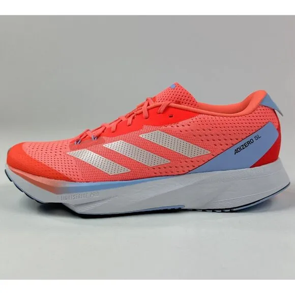 Adidas Adizero SL Womens 9.5 Coral Fusion Low Top Running Shoes Sneakers HQ1340