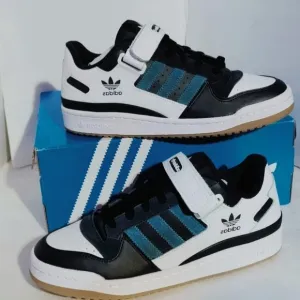 Adidas Black and White Sneakers Retro Style