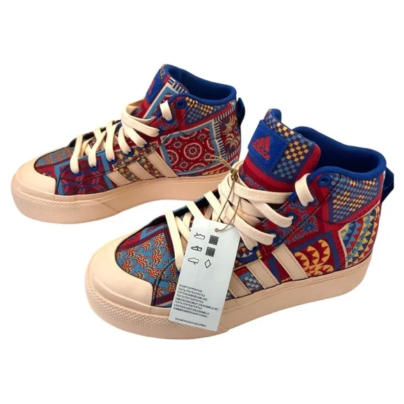 Adidas Bravada 2.0 Mid Platform Women’s IF9133 Patchwork Shoes Sneakers Size 6.5