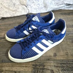 Adidas Campus 80 Sashiko in Dark Blue and White men's 8 classic