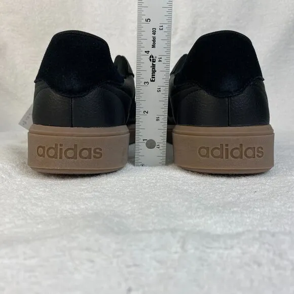 Adidas Courtblock Tennis Shoes Mens 11.5 Black Gum Sole ID9077 Athleisure Sport
