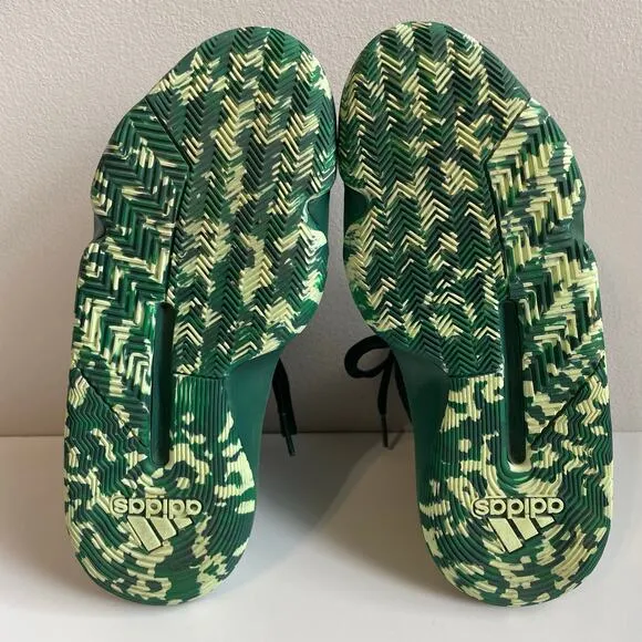 Adidas Dark Green Pro Bounce 2019 Athletic Sneakers Shoes Men’s 7 / Women’s 8