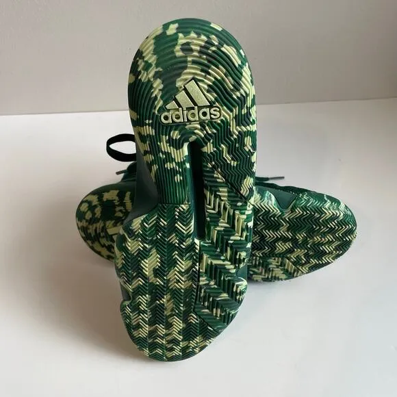 Adidas Dark Green Pro Bounce 2019 Athletic Sneakers Shoes Men’s 7 / Women’s 8