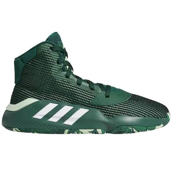 Adidas Dark Green Pro Bounce 2019 Athletic Sneakers Shoes Men’s 7 / Women’s 8
