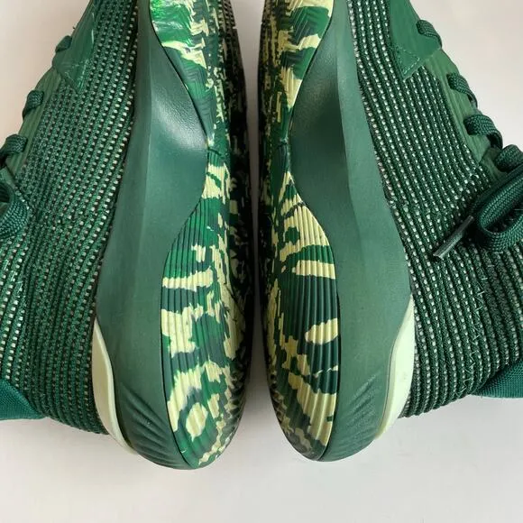 Adidas Dark Green Pro Bounce 2019 Athletic Sneakers Shoes Men’s 7 / Women’s 8