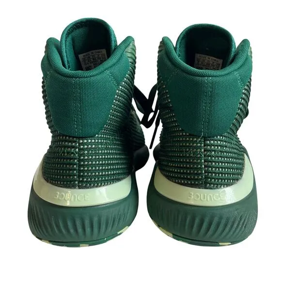 Adidas Dark Green Pro Bounce 2019 Athletic Sneakers Shoes Men’s 7 / Women’s 8