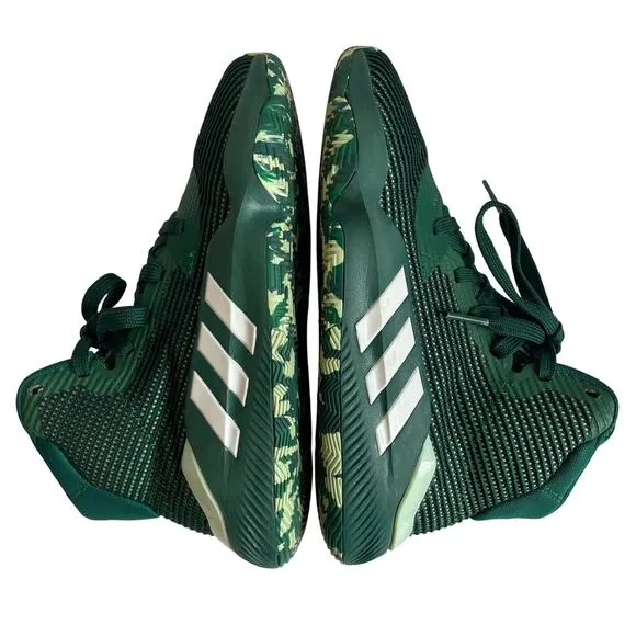 Adidas Dark Green Pro Bounce 2019 Athletic Sneakers Shoes Men’s 7 / Women’s 8