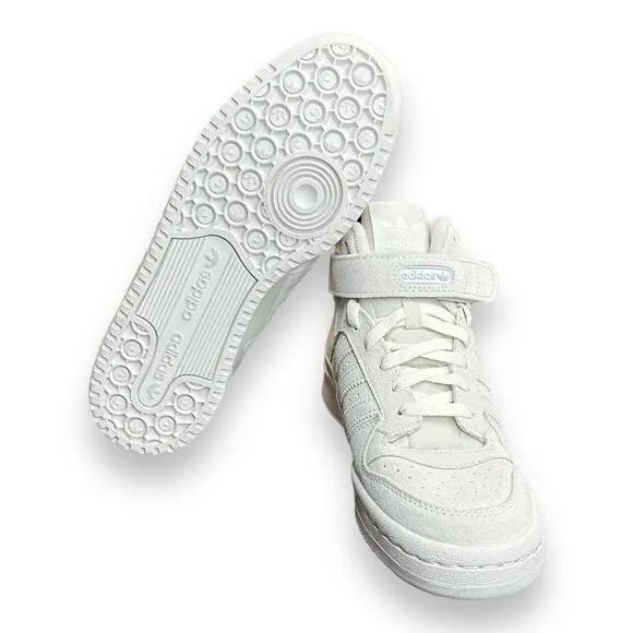 Adidas Forum Mid Women's Size 9 Shoes Orbit Grey-Orbit Grey-Cloud White HQ6281