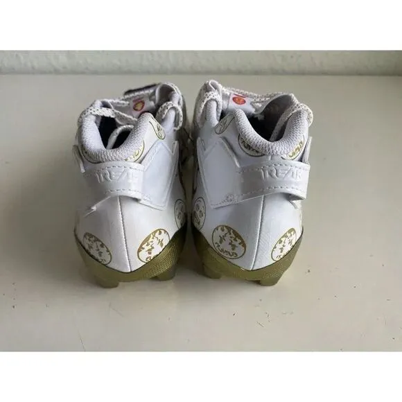 Adidas Freak 22 Big Mood Emoji White Gold Football  Soccer Cleats Men's Sz 13