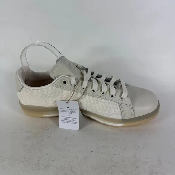 Adidas Golf Go-To Spikeless 1 Sneakers Men's 9 Beige Lace-Up Low Top Golf Shoes
